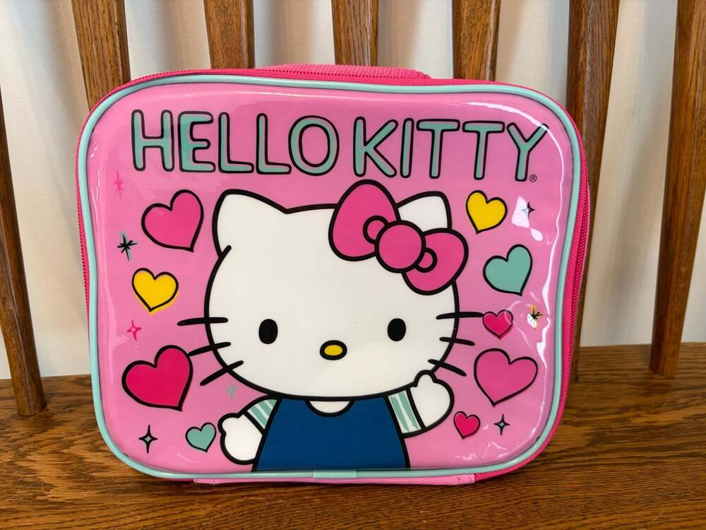 Hello Kitty Sanrio Pink Insulated Lunch Box Tote Bag